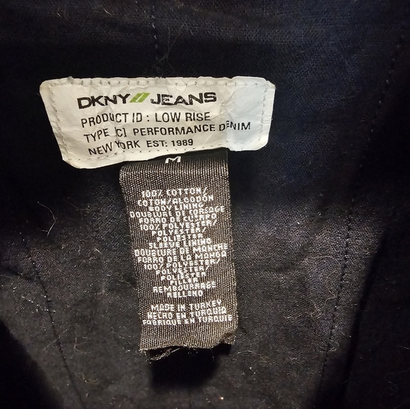 Never Worn! DKNY Bronze Quilted Jean Jacket Front Button With Pockets Medium - Picture 4 of 14